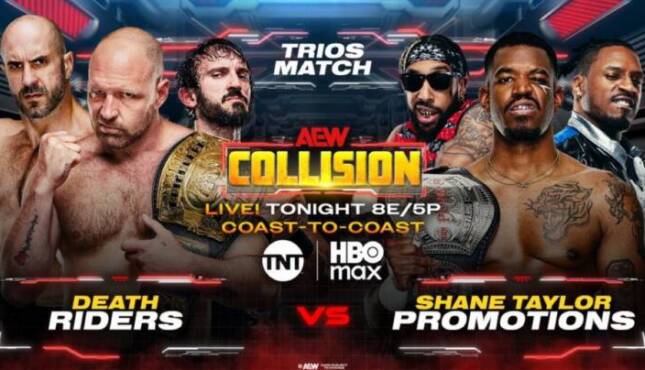 The Death Riders vs. STP on AEW Collision.