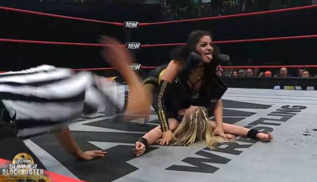 Persephone at AEW Collision: Summer Blockbuster