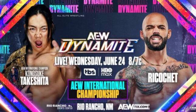 Lineup for 6/24 AEW Dynamite.