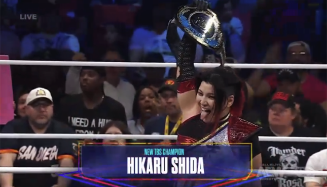 AEW Dynamite Hikaru Shida 7-1-26