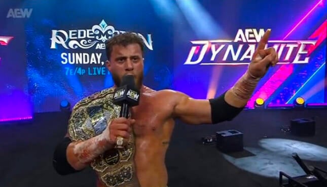 AEW Dynamite MJF 7-1-26
