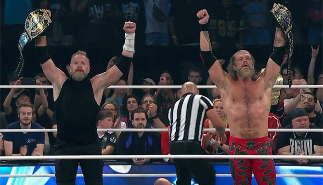 AEW Redemption Adam Copeland Christian Cage