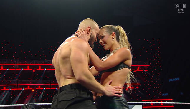 Maxxine Dupri Austin Theory WWE Raw 7-13-26