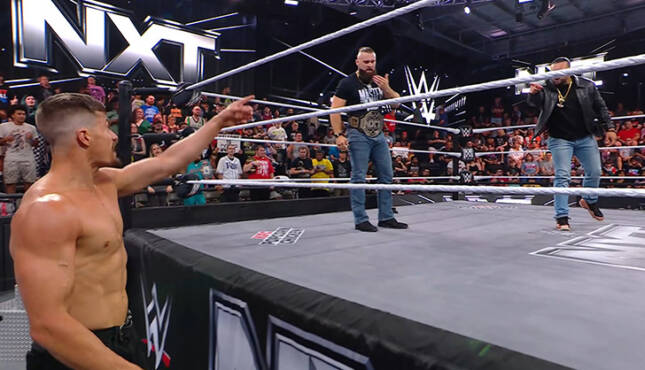 WWE NXT Grayson Waller Cruz Montana Tony D'Angelo 7-28-26