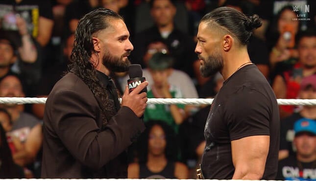 WWE Raw Seth Rollins Roman Reigns 7-27-26