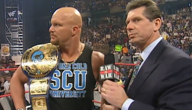 Steve Austin Vince McMahon WWE Raw 3-30-98