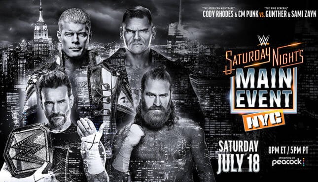 WWE Saturday Night's Main Event CMP CR G SZ 7-17-26