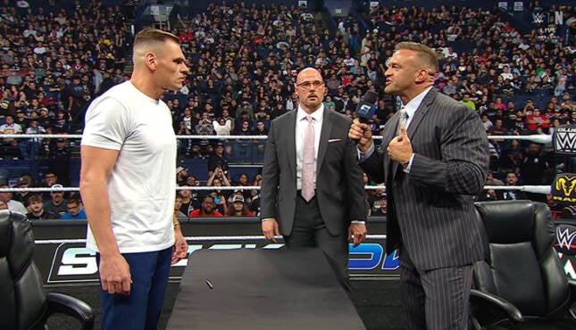 WWE Smackdown Nick Adlis Gunther Adam Pearce 7-24-26