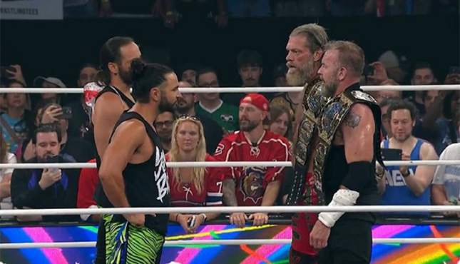 Young Bucks Adam Copeland Christian Cage AEW Redemption