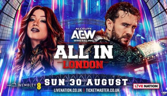 AEW All In: London promotional poster.