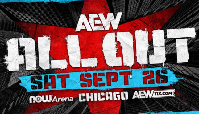 AEW All Out 2026 promotional poster.