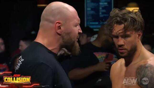 Jon Moxley and Will Ospreay on 7/25 AEW Collision.