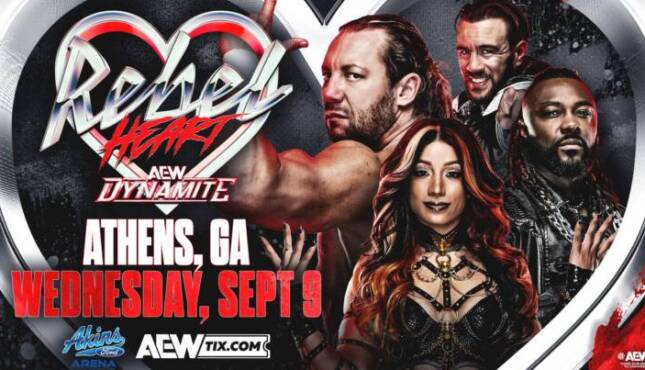 AEW Rebel Heart Dynamite promotional poster.