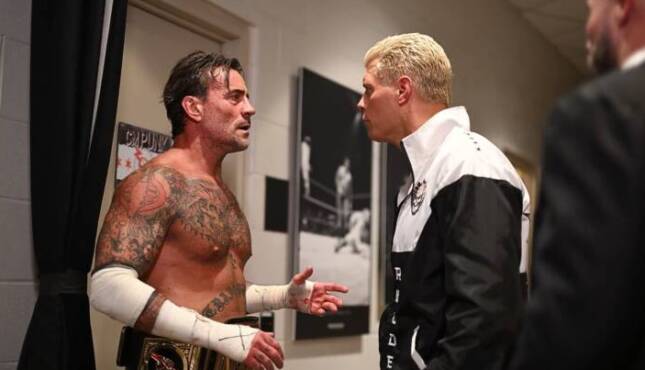 CM Punk and Cody Rhodes.