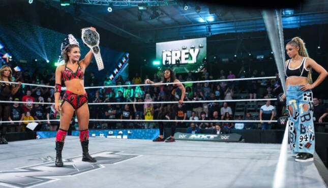 WWE NXT Women's Champion Kendal Grey on 7/7 NXT.