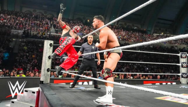 Rey Mysterio and Ethan Page on 6/29 WWE RAW.