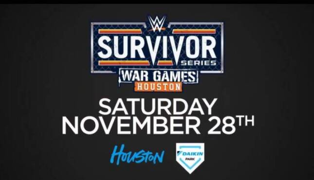 WWE Survivor Series: WarGames 2026 poster.