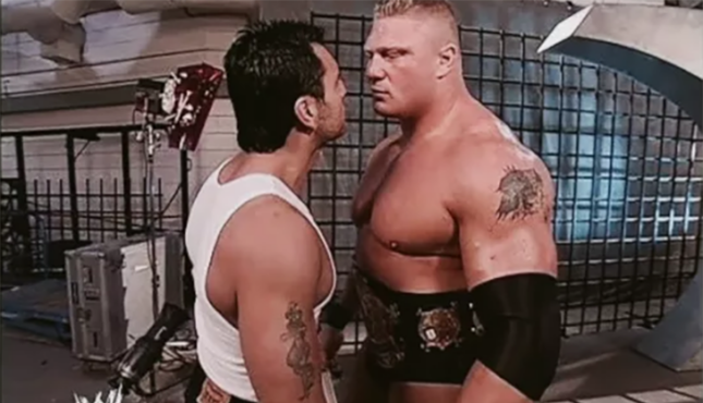 Nunzio Brock Lesnar WWE Smackdown 2003