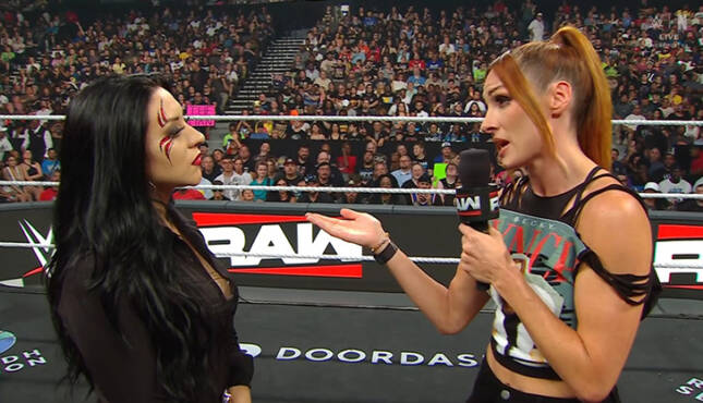 WWE Raw Stephanie Vaquer Becky Lynch 8-10-26