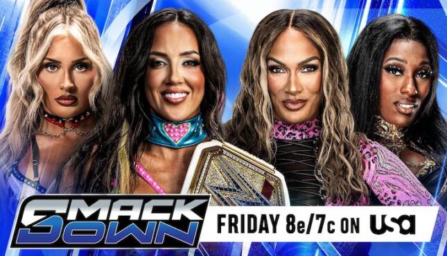 WWE SmackDown - 8-28-26 Chelsea Green & Tiffany Stratton vs. Irresistible Forces