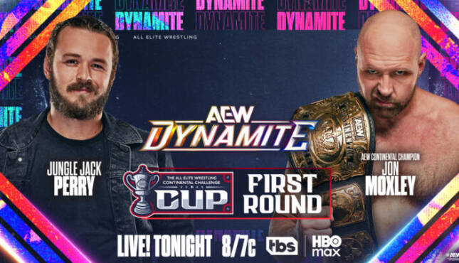 AEW Dynamite [8/12] promotional graphic.