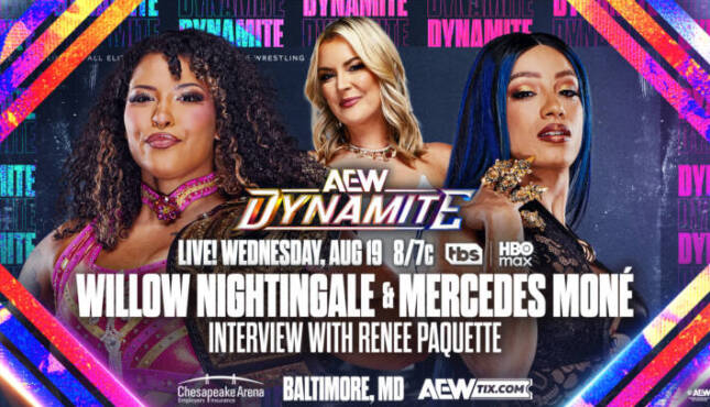 AEW Dynamite (8/19) promotional graphic.