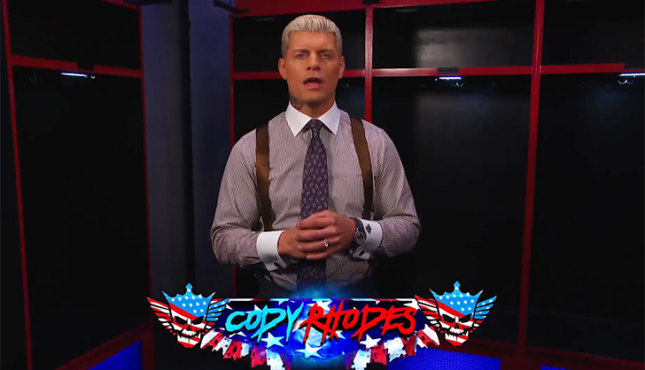 Cody Rhodes WWE NXT 9-22-26
