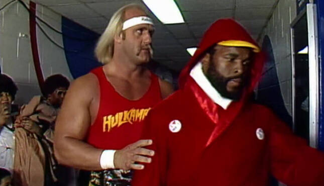Hulk Hogan Mr. T WrestleMania 1