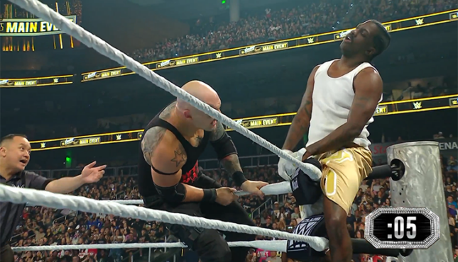 Lil Yachty Baron Corbin WWE Sunday Night's Main Event