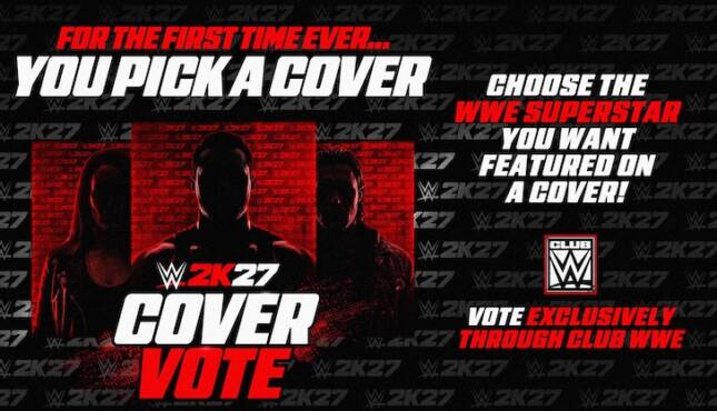 WWE 2K27 Cover Vote