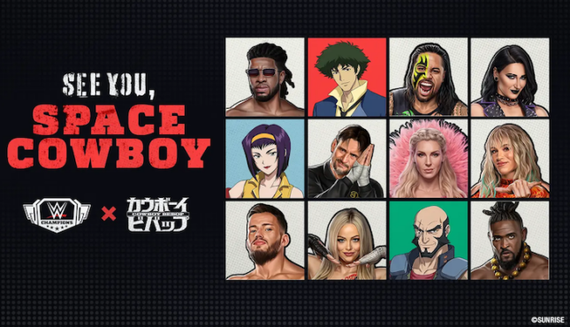 WWE Champions x Cowboy Bebop Crossover - Scopely