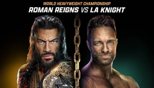 WWE Money in the Bank LA Knight vs Roman Reigns