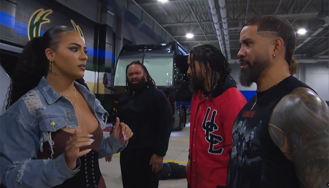 WWE Raw Jaida Parker Jey Uso Bloodline 9-28-26