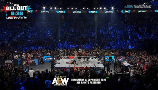 Bang Bang Gang at AEW All Out 2026 pre-show.