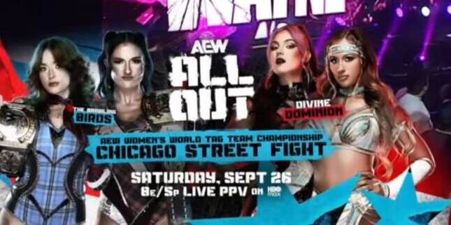 AEW All Out 2026 promotional poster.