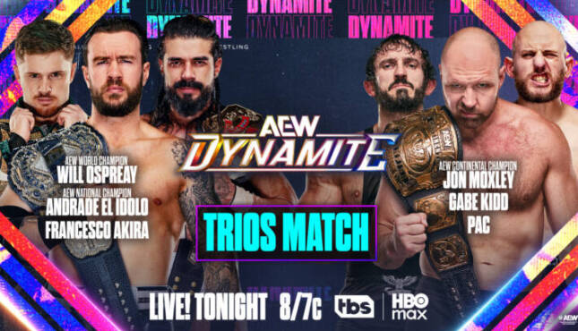 AEW Dynamite (9-16) promotional poster.