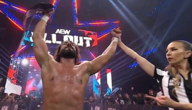 Andrade El Idolo at AEW All Out 2026.