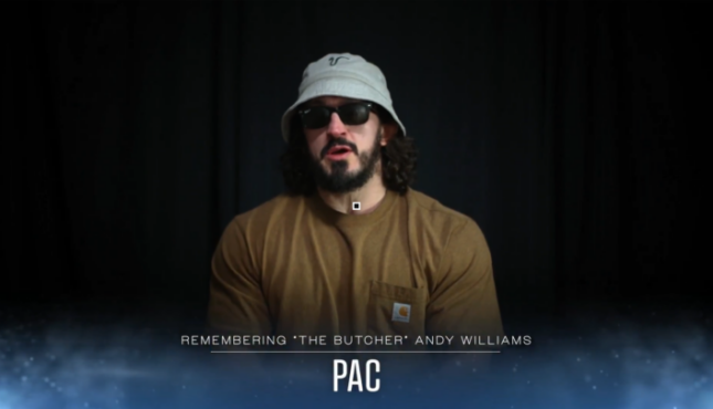 AEW stars pay tribute to Andy 'The Butcher' Williams on 9/12 AEW Collision.