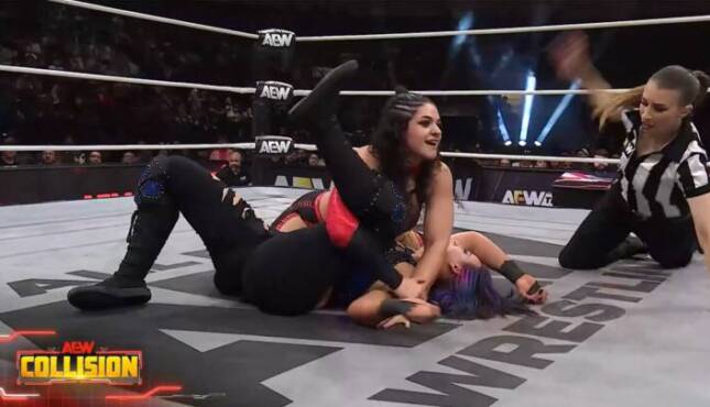 Persephone on 9/5 AEW Collision.