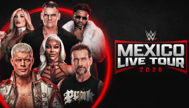 WWE tour of Mexico 2026.