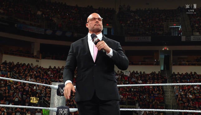 Adam Pearce WWE Raw 10-26-26