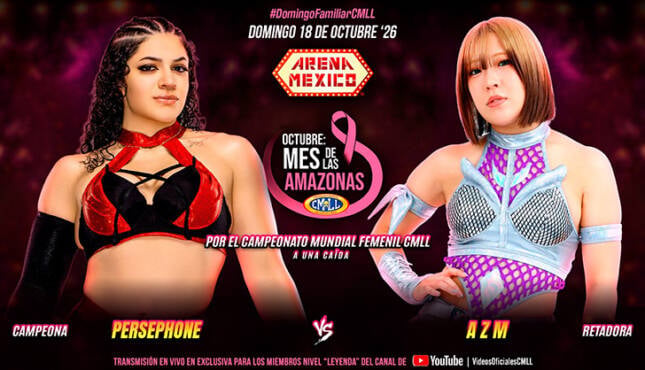 CMLL Domingo Familiar 10-18-26 Persephone AZM