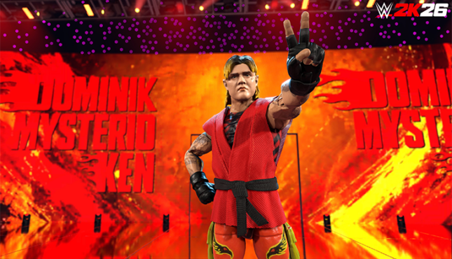 Dominik Mysteio WWE 2K26 Street Fighter