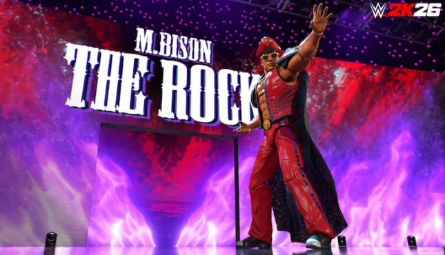 WWE 2K26 - The Rock as M. Bison