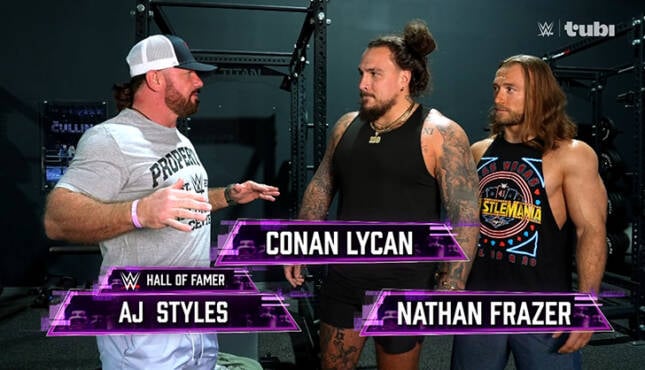 WWE Evolve AJ Styles Conan Lycan 10-7-26