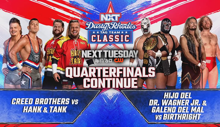Dusty Rhodes Classic Quarterfinal Matches Set For Next Week's WWE