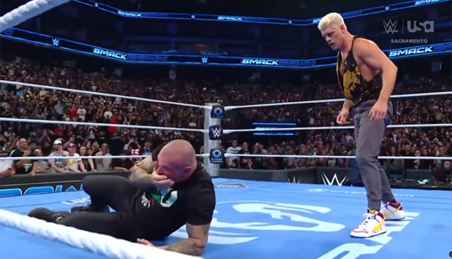 WWE Smackdown 10-16-26 Cody Rhodes Randy Orton