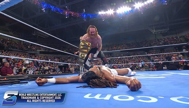 WWE Smackdown 10-30-26 Sami Zayn Trick Williams