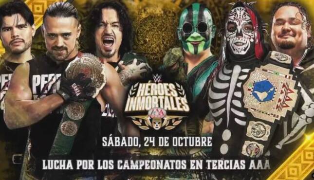 AAA Héroes Immortales 2026 promotional poster.