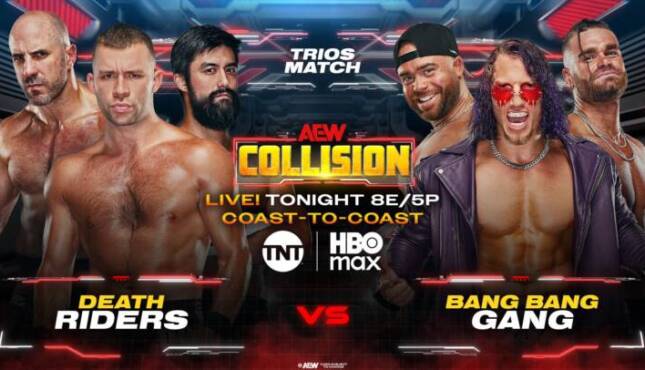 AEW Collision (10/3) promotional graphic.